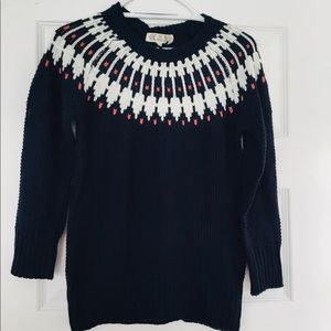 Fair Isle sweater Size Small